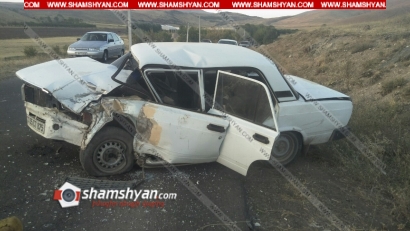 Ավտովթար Կոտայքի մարզում. բախվել են Opel-ն ու 07-ը. 4 վիրավորներից մեկը հղի կին է. ՖՈՏՈՌԵՊՈՐՏԱԺ