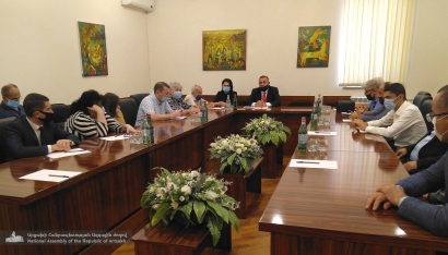 Արցախի խորհրդարանում ընդունել են Փաստաբանների պալատի անդամներին