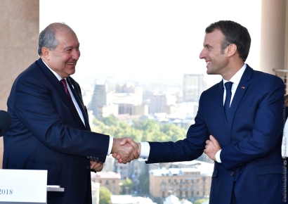 Ֆրանսիան և Հայաստանը կարող են հպարտանալ պատմական կապերի, համատեղ հիշողության և ընդհանուր տեսլականի վրա հիմնված հագեցած փոխհարաբերությունների համար. Էմանուել Մակրոնը շնորհավորել է նախագահ Արմեն Սարգսյանին