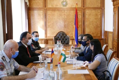 Հնդկաստանի դեսպանը ՀՀ ոստիկանապետի հետ հանդիպմանն ընդգծել է իրավապահների արդյունավետ գործակցությունը