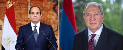 Նախագահ Արմեն Սարգսյանն Արցախի դեմ Ադրբեջանի հրահրած պատերազմական գործողությունների առնչությամբ դիմել է Եգիպտոսի նախագահին