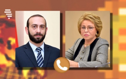 ՀՀ ԱԺ նախագահը հեռախոսազրույց է ունեցել ՌԴ ԴԺ Դաշնության խորհրդի նախագահ Վալենտինա Մատվիենկոյի հետ