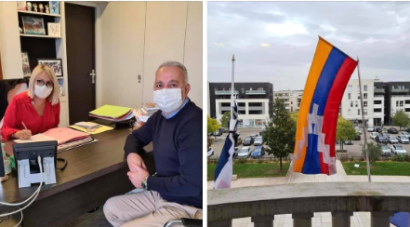 Ֆրանսիայի Դեսին քաղաքի քաղաքապետ Լաուրեն Ֆաուտրան և ՀՖՖ նախագահի խորհրդական Դենիս Ջորկայեֆը պատրաստում են Արցախի անկախության ճանաչման փաստաթղթերը