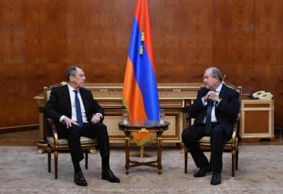 Հայ ժողովուրդը շնորհակալ է Ռուսաստանին և ՌԴ նախագահին՝ հատկապես այս դժվարին օրերին ցուցաբերած աջակցության համար. նախագահ Սարգսյանը հանդիպում է ունեցել Սերգեյ Լավրովի հետ. ՏԵՍԱՆՅՈՒԹ