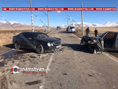 Խոշոր ավտովթար Գեղարքունիքի մարզում. Սոթքի հանքի ճանապարհին բախվել են Mercedes-ները. կա 4 վիրավոր. ՖՈՏՈՌԵՊՈՐՏԱԺ, ՏԵՍԱՆՅՈՒԹ