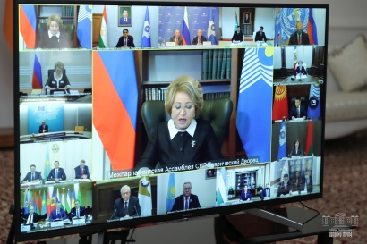 Տեսակոնֆերանսի ձևաչափով տեղի է ունեցել ԱՊՀ միջխորհրդարանական վեհաժողովի խորհրդի նիստը. ՖՈՏՈՌԵՊՈՐՏԱԺ