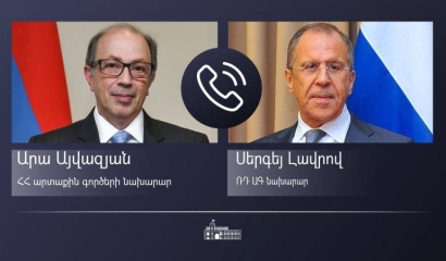 Հայաստանի և Ռուսաստանի արտգործնախարարները հեռախոսազրույց են ունեցել