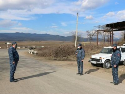 Ուժեղացված ծառայություն Ասկերանի Նորագյուղ և Հովսեփավան համայնքների անցակետերում. ԱՀ ոստիկանություն