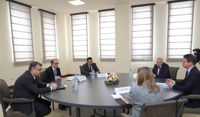 ԱԳ նախարար Արա Այվազյանի հանդիպել է ՀՀ-ում ԵԱՀԿ Մինսկի խմբի համանախագահ երկրների դեսպանների հետ