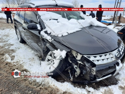 Խոշոր ավտովթար Շիրակի մարզում. բախվել են Nissan Murano-ն ու ВАЗ 2106-ը. կան վիրավորներ. ՖՈՏՈՌԵՊՈՐՏԱԺ, ՏԵՍԱՆՅՈՒԹ