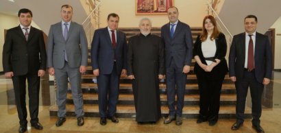 Ռուբեն Վարդազարյանի գլխավորած պատվիրակությունը ՀՀ դեսպանի ուղեկցությամբ այցելել է Հայ Առաքելական եկեղեցու Մոսկվայի տաճարային համալիր