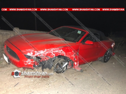 Խոշոր ավտովթար Երևանում. բախվել են Ford Mustang-ն ու թիվ 72 երթուղին սպասարկող ГАЗель-ը. վերջինս կողաշրջվել է. Ford-ի անվահեծանը կոտրվել է. կա վիրավոր. ՖՈՏՈՌԵՊՈՐՏԱԺ, ՏԵՍԱՆՅՈՒԹ