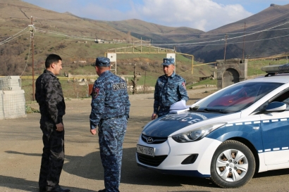 Ուժեղացված ռեժիմով շուրջօրյա հերթապահություն միջպետական և միջշրջանային ճանապարհահատվածներում. Արցախի ՆԳՆ