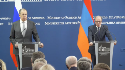 Արա Այվազյանի և Սերգեյ Լավրովի համատեղ մամուլի ասուլիսը․ ՈՒՂԻՂ