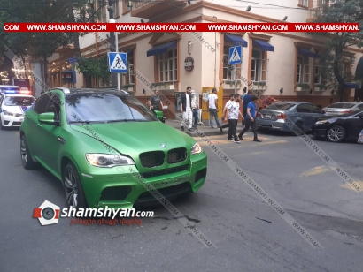 Երևանում բախվել են BMW X6-ն ու Toyota-ն. Toyota-ն էլ բախվել է կայանված BMW-ին ու 2 Mazda-ներին. ՖՈՏՈՌԵՊՈՐՏԱԺ
