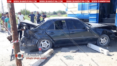 Արտակարգ դեպք Արմավիրի մարզում. բախվել են Երևան-Գյումրի մարդատար գնացքն ու Mercedes-ը. կան վիրավորներ. ՖՈՏՈՌԵՊՈՐՏԱԺ, ՏԵՍԱՆՅՈՒԹ