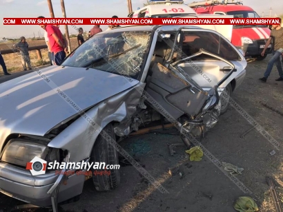 Ողբերգական ավտովթար Արարատի մարզում. բախվել են Mercedes-ն ու Opel-ը. հիվանդանոցի ճանապարհին վիրավորներից մեկը մահացել է. ՖՈՏՈՌԵՊՈՐՏԱԺ, ՏԵՍԱՆՅՈՒԹ