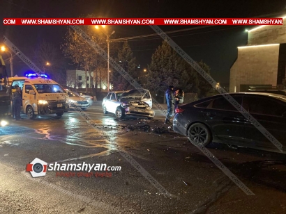 Ավտովթար՝ Երևանում. «Հարսնաքար» ռեստորանի հարևանությամբ բախվել են Hyundai Sonata-ն ու 2 Opel-ները, կա վիրավոր. ՖՈՏՈՌԵՊՈՐՏԱԺ, ՏԵՍԱՆՅՈՒԹ