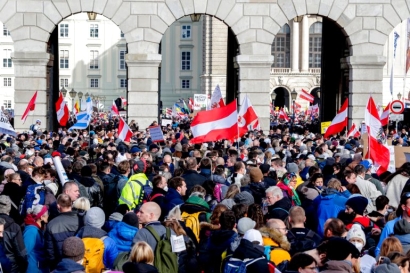 Ավստրիայում ցույցեր են ընդդեմ կորոնավիրուսի դեմ պարտադիր պատվաստման. ՏԵՍԱՆՅՈՒԹ