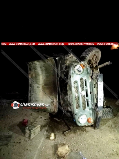 Խոշոր ավտովթար Գեղարքունիքի մարզում. բախվել են ՎԱԶ-21014-ն ու УАЗ-ը. վերջինս կողաշրջվել է, 3 վիրավորներին ավտոմեքենայից դուրս են բերել Ճամբարակի հրշեջ-փրկարարները. ՖՈՏՈՌԵՊՈՐՏԱԺ