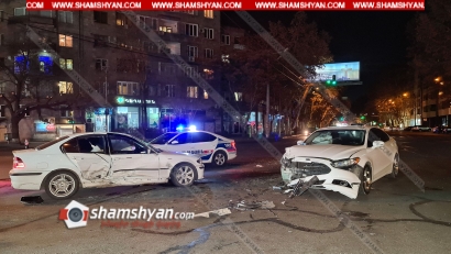 Խոշոր ավտովթար Երևանում. բախվել են BMW-ն ու Ford-ը, կա 3 վիրավոր. օպերատիվ են գործել փրկարարները, բժիշկներն ու պարեկները. ՖՈՏՈՌԵՊՈՐՏԱԺ, ՏԵՍԱՆՅՈՒԹ