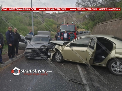 Խոշոր ավտովթար՝ Երևանում. Հրազդանի կիրճում բախվել են Opel-ն ու Ford-ը, կան վիրավորներ, ճանապարհը երկկողմանի փակվել է. ՖՈՏՈՌԵՊՈՐՏԱԺ
