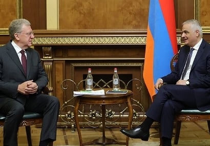 Փոխվարչապետ Մհեր Գրիգորյանն ընդունել է Ռուսաստանի Դաշնության հաշվիչ պալատի նախագահ Ալեքսեյ Կուդրինին