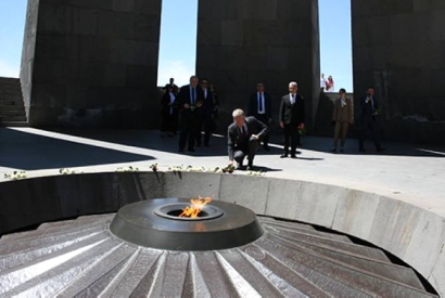 Ռուսաստանի հաշվիչ պալատի նախագահ Ալեքսեյ Կուդրինն այցելեց Հայոց ցեղասպանության հուշահամալիր