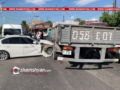 Խոշոր ու շղթայական ավտովթար՝ Երևանում. բախվել են BMW-ն, Honda-ն, Nissan-ը, Ford Transit-ն ու ЗИЛ-ը. վիրավոր երեխաները տեղափոխվել են հիվանդանոց. ՖՈՏՈՌԵՊՈՐՏԱԺ
