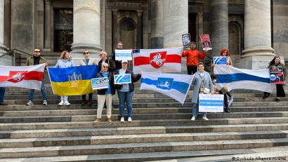 Ռուսաստանի օրը աշխարհում բողոքի ցույցեր են անցկացվում Ուկրաինա ռուսական ներխուժման դեմ
