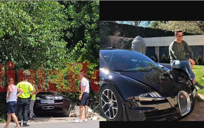 Ռոնալդուի օգնականը` ֆուտբոլիստի 2,1 միլիոն եվրո արժողությամբ Bugatti-ով վթարի է ենթարկվել. ՏԵՍԱՆՅՈՒԹ