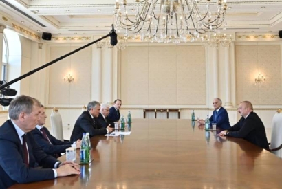 ՌԴ պետդումայի նախագահը Բաքվում հանդիպել է Ադրբեջանի նախագահի հետ