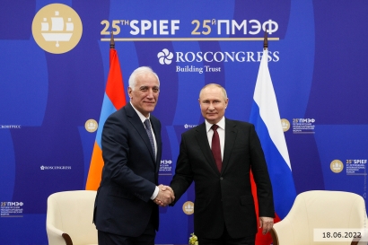 Նախագահ Վահագն Խաչատուրյանը շնորհավորական ուղերձ է հղել Վլադիմիր Պուտինին՝ ծննդյան օրվա առթիվ