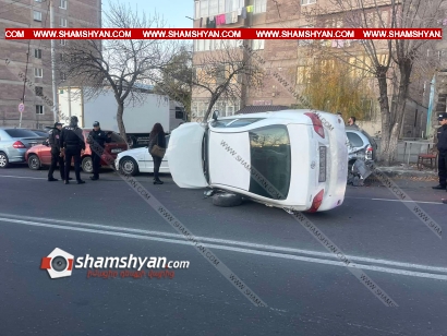 Խոշոր ու շղթայական ավտովթար՝ Երևանում. ՌԴ քաղաքացին Tօyօta Corolla-ով պարեկային ծառայության գնդի դիմաց՝ 4 պարեկային ծառայողի ավտոմեքենաների ջարդի հեղինակ. Tօyօta-ն կողաշրջվել է. ՖՈՏՈՌԵՊՈՐՏԱԺ, ՏԵՍԱՆՅՈՒԹ