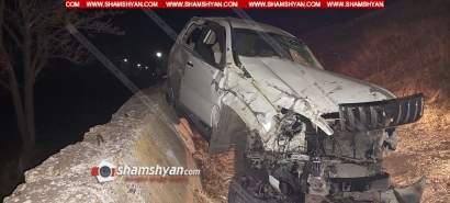 Խոշոր ավտովթար Գեղարքունիքի մարզում․ Toyota Prado-ն Վարսեր գյուղի ճանապարհին մի քանի պտույտ շրջվելով, բախվել է քարերին․ կա վիրավոր․ ՖՈՏՈՌԵՊՈՐՏԱԺ