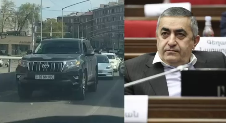 Վթարի է ենթարկվել ԱԺ պատգամավոր Արմեն Ռուստամյանին սպասարկող Toyota Prado-ն․ mediahub.am