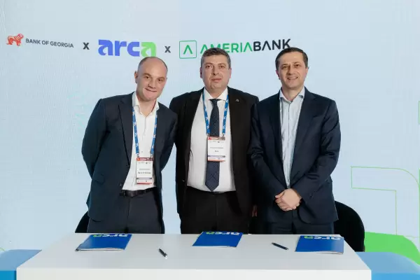 Arca ազգային վճարային համակարգը, Բենք օֆ Ջորջիան և Ամերիաբանկը ստորագրեցին փոխըմբռնման հուշագիր