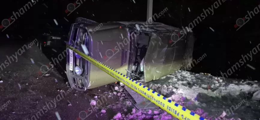 Ավտովթար՝ Լոռու մարզում․ Վանաձոր-Դիլիջան ավտոճանապարհին 29-ամյա վարորդը «УАЗ 469»-ով բախվել է ձնակույտին և կողաշրջվել․ կա 5 վիրավոր․ ՖՈՏՈՌԵՊՈՐՏԱԺ, ՏԵՍԱՆՅՈՒԹ