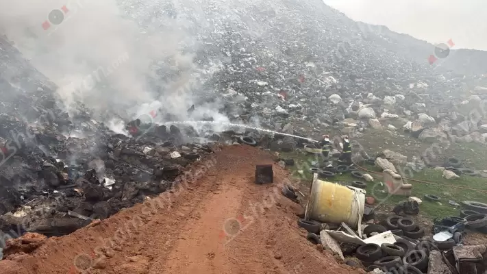 Հրդեհ՝ Նուբարաշենի աղբավայրում. ծուխը տեսանելի էր անգամ Մասիս քաղաքից. հրշեջներին հաջողվեց կրակի տարածումը կանխել և մարել այն. ՖՈՏՈՌԵՊՈՐՏԱԺ, ՏԵՍԱՆՅՈւԹ