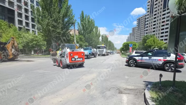 Երևանում մարդաբոյ ու խրամատ փոսերի «հիմնադիրները» դրանք կատարողներն են. Եթե «Գազպրոմ Արմենիա»-ն աշխատանքն ավարտելուց ժամեր անց ասֆալտապատում է ճանապարհը, ապա «Վեոլիա ջրին» մինչև չես «բզում», չի հիշում իր պարտավորությունների մասին.  ՖՈՏՈՌԵՊՈՐՏԱԺ, ՏԵՍԱՆՅՈՒԹ