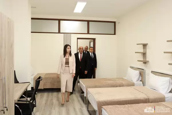 ՆԳՆ կրթահամալիրի զարգացմանն ուղղված ներդրումների առանցքում համակարգի համար մասնագիտական կադրերի պատրաստումն է․ Արփինե Սարգսյանը մասնակցել է կացարանային նոր մասնաշենքի բացմանը