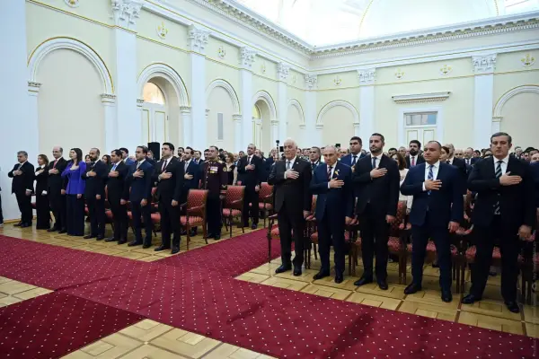 Անկախության տոնի առթիվ նախագահի նստավայրում տեղի է ունեցել պարգևատրման հանդիսավոր արարողություն
