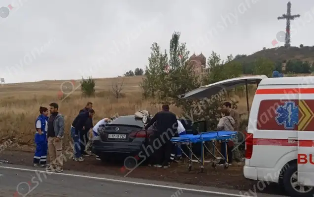 Խոշոր ավտովթար՝ Արագածոտնի մարզում․ «Տառերի պուրակ»-ի հարևանութամբ բախվել են «Lexus»-ը ու «Nissan Altima»-ն․ կան վիրավորներ․ օպերատիվ են գործել Աշտարակի շտապօգնության բժիշկներն ու պարեկները․ ՖՈՏՈՌԵՊՈՐՏԱԺ, ՏԵՍԱՆՅՈՒԹ